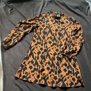 Animal Print Slip-dress
